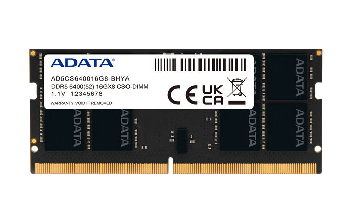 威剛工業(yè)級(jí)DDR5 CSODIMM內(nèi)存
